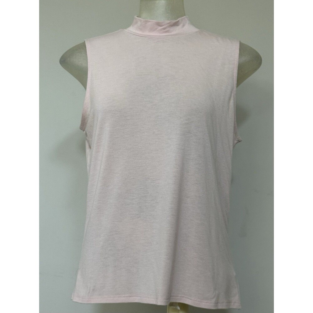 ATHLETA Women's Mock Neck Activewear Sleeveless Workout Top M Pink
